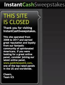 instant cash sweepstakes